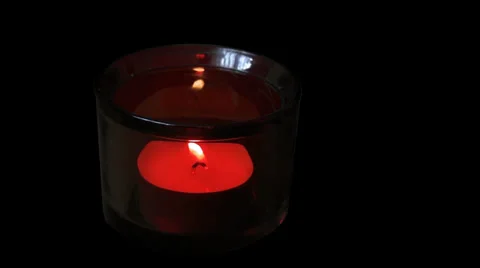 Burning Candle Stock Footage 32001322