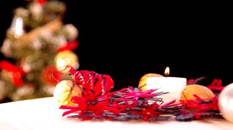 Burning candle Stock Footage 32556509