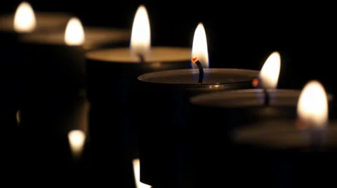 Burning Candle Video stock 39887214
