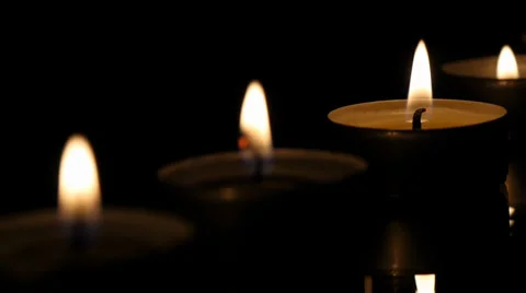 Burning Candle Video stock 39887221