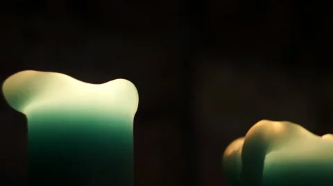 Burning Candle Stock Footage 49410608
