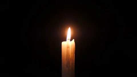 Burning Candle Video stock 100032544