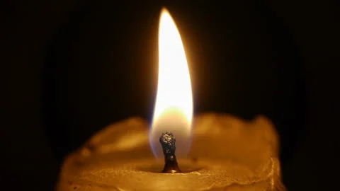 Burning candle Stock Footage 101547213
