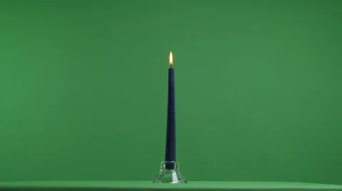 Burning Candle Stock Footage 102940834
