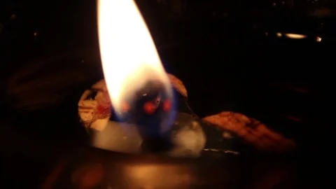 Burning-candle Video stock 118183589