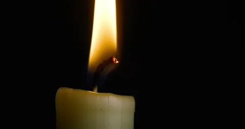 Burning candle Stock Footage 131211341