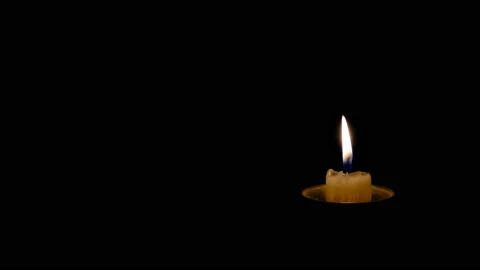 Burning candle. Stock Footage 170937104