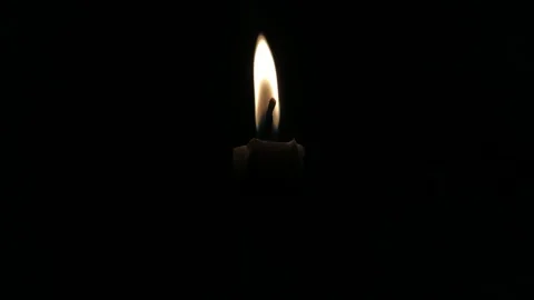 Burning candle Stock Footage 207741137