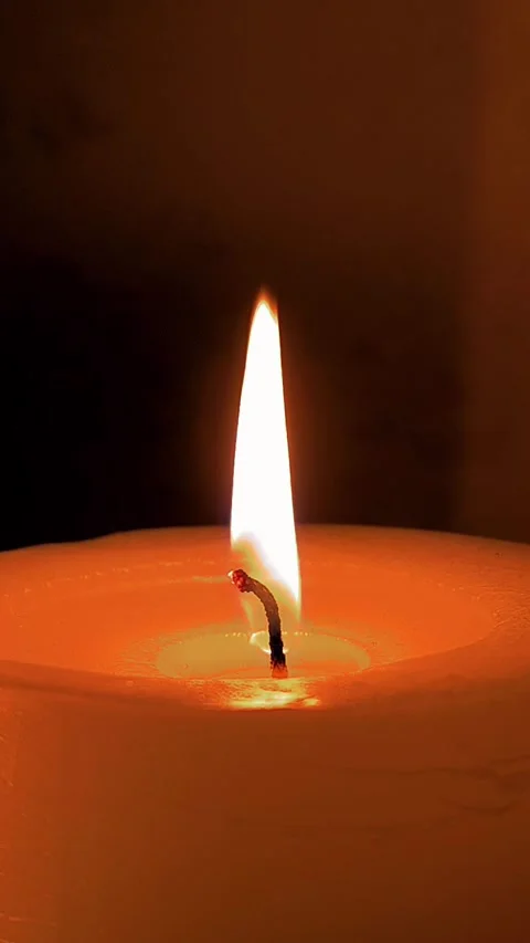 Burning candle Stock Footage 270479190