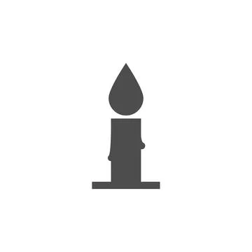 Burning candle icon. Elements of web icon. Premium quality graphic design icon Stock Illustration
