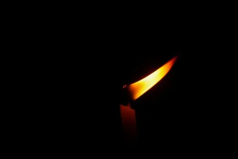 Burning candle Light 스톡 사진