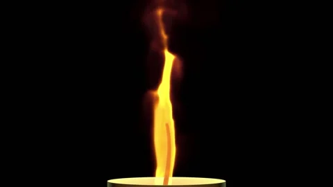 Burning Candle Looping Stock Footage 135172483