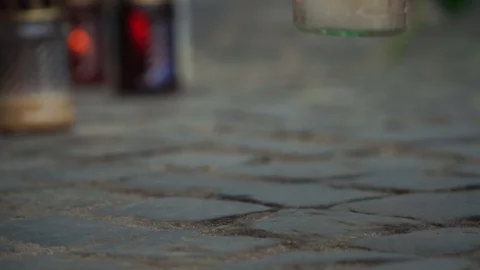 Burning candle at the monument Vidéo 102771854