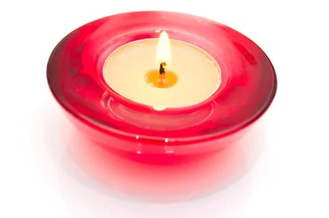 Burning candle Stock Photos
