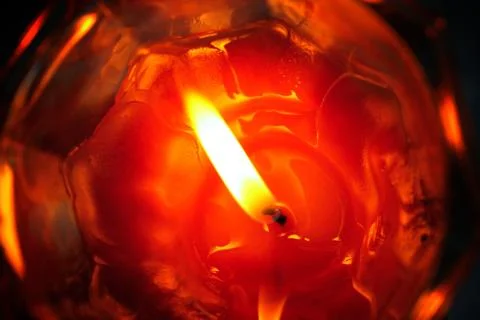 Burning candle Stock Photos