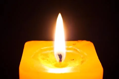 Burning candle Stock Photos
