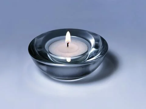 Burning candle Stock Photos