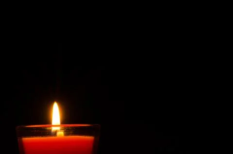 Burning candle Stock Photos
