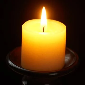 Burning candle Stock Photos