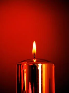 Burning candle Stock Photos