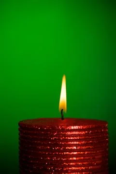 Burning candle Stock Photos