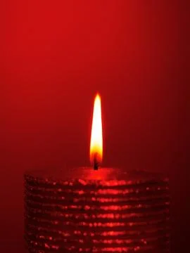 Burning candle Stock Photos