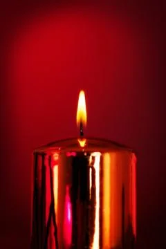 Burning candle Stock Photos