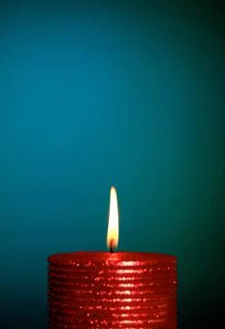 Burning candle Stock Photos
