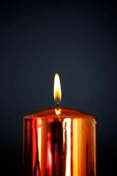 Burning candle Stock Photos