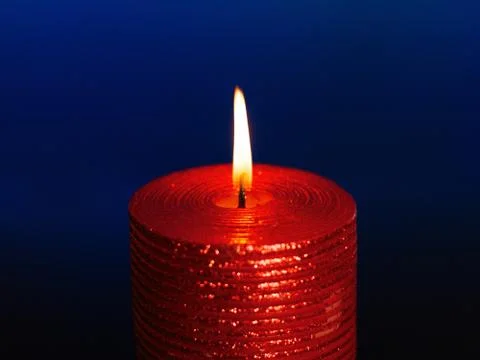 Burning candle Stock Photos