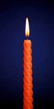 Burning candle Stock Photos