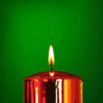 Burning candle Stock Photos