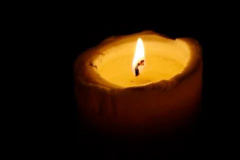 Burning candle Stock Photos
