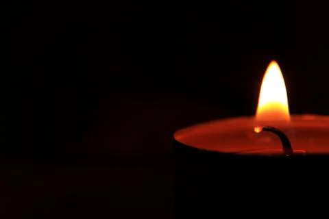 Burning candle Stock Photos