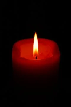 Burning candle Stock Photos