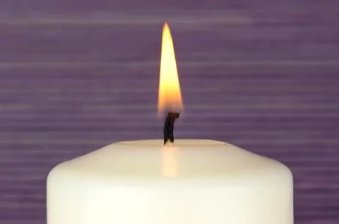 Burning candle Stock-Fotos