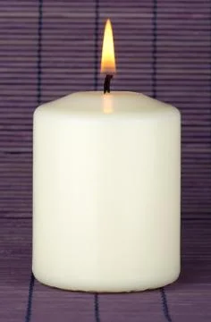 Burning candle Stock Photos