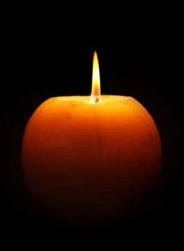 Burning candle Stock Photos
