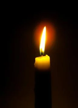 Burning candle Stock Photos