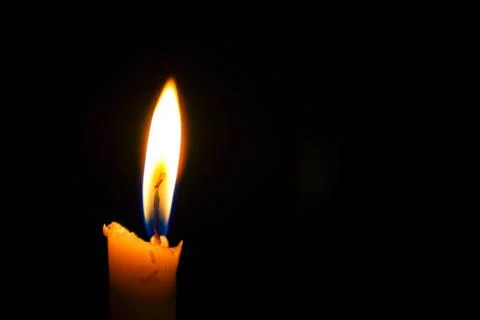 Burning candle Stock Photos