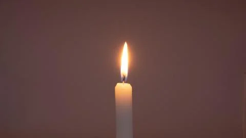 Burning Candle Foto stock