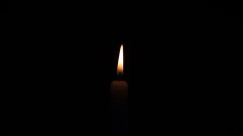 Burning Candle Foto stock