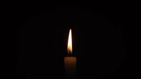 Burning Candle Foto stock