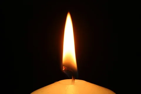 Burning candle. Timelapse Stock Footage 109238117