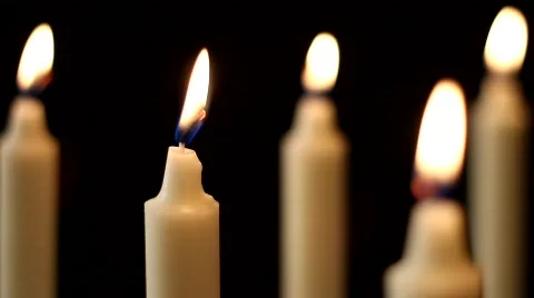 Burning Candles Stock Footage 842604