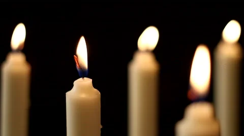 Burning Candles Stock Footage 842605