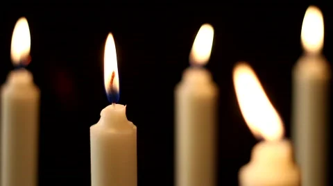 Burning Candles Stock Footage 842606