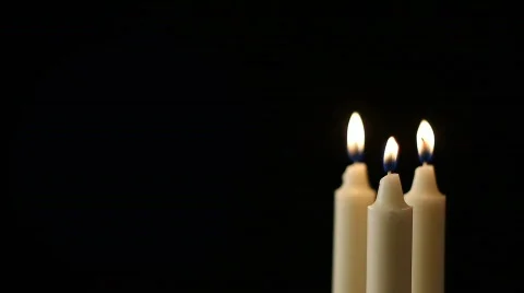 Burning Candles Stock Footage 842607