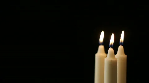 Burning Candles Stock Footage 842608