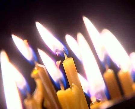 Burning candles Stock Footage 10843160
